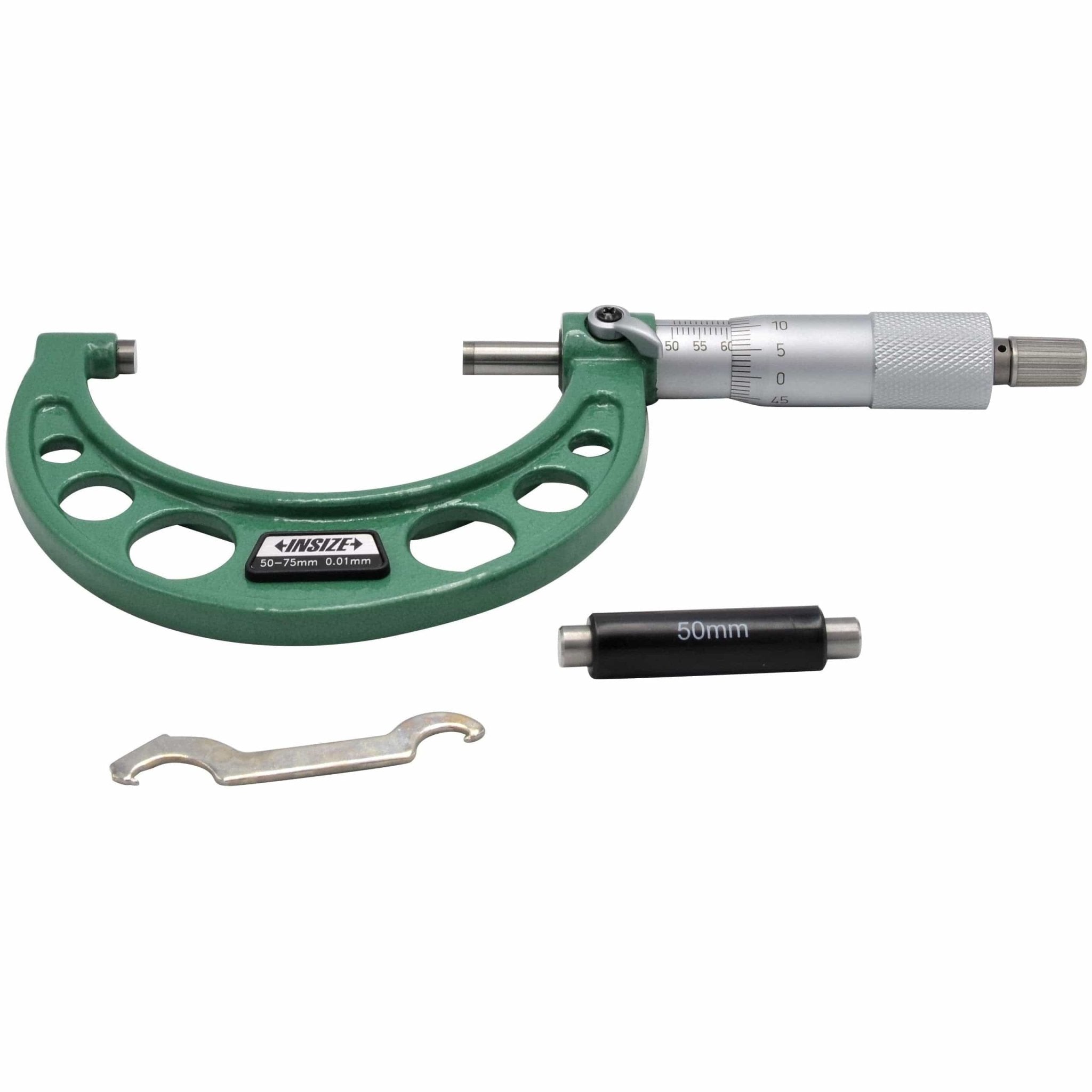 Insize Metric Outside Micrometer 50-75mm Range Series 3203-75A - Twin Eagle Imports