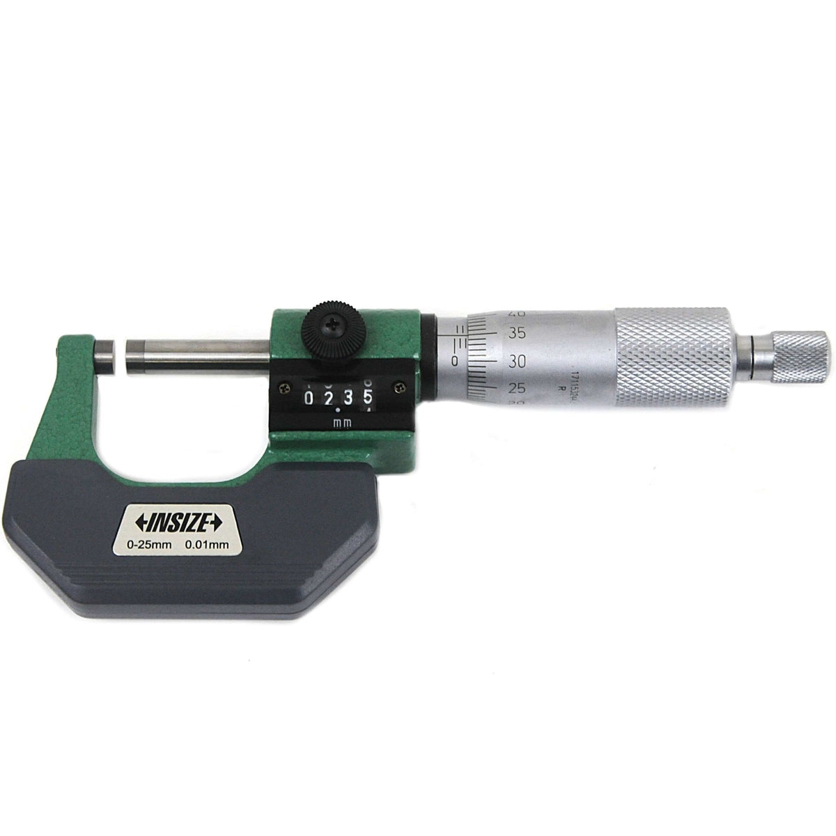Insize Metric Outside Micrometer W/ Analog Counter 0-25mm Range Series 3400-25 - Twin Eagle Imports