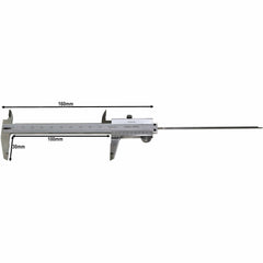 Insize Mini Vernier Caliper 0-100mm Range Series 1203-1003 - Twin Eagle Imports