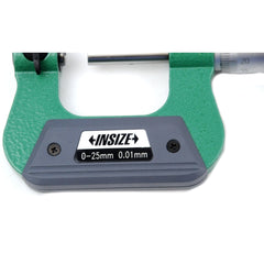 Insize Non-Rotating Micrometer with Anvil/spindle tips 0-25mm Range Series 3280-25A - Twin Eagle Imports