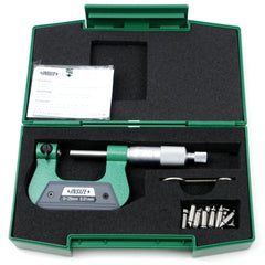 Insize Non-Rotating Micrometer with Anvil/spindle tips 0-25mm Range Series 3280-25A - Twin Eagle Imports