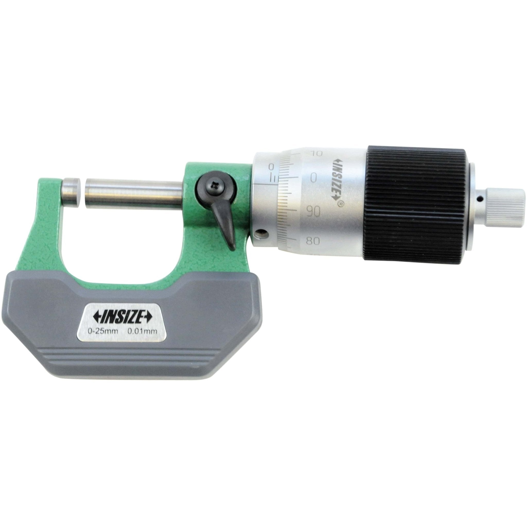 Insize Outside Micrometer Quick Feeding 0-25mm Range Series 3208-25B - Twin Eagle Imports