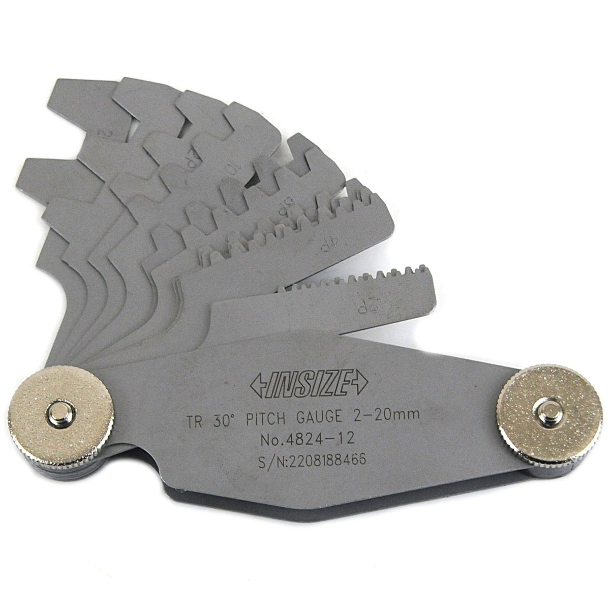 Insize Pitch Gauge 2-20mm Range Series 4824-12 - Twin Eagle Imports