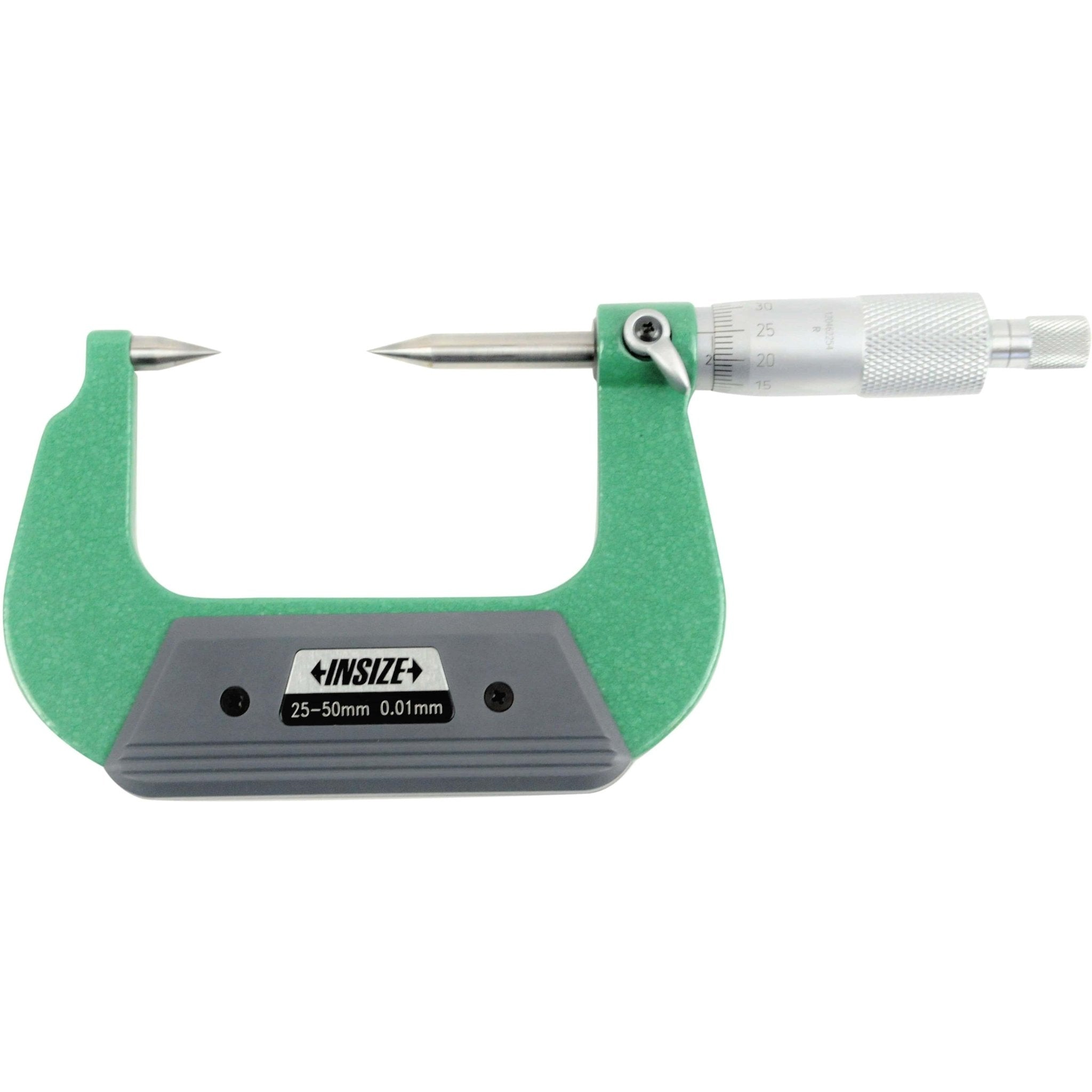 Insize Point Micrometer 25-50mm Range Series 3230-50A - Twin Eagle Imports