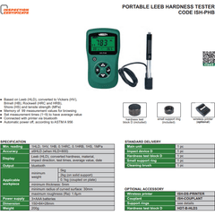 Insize Portable Leeb Hardness Tester with Bluetooth ISH-PHB-B - Twin Eagle Imports