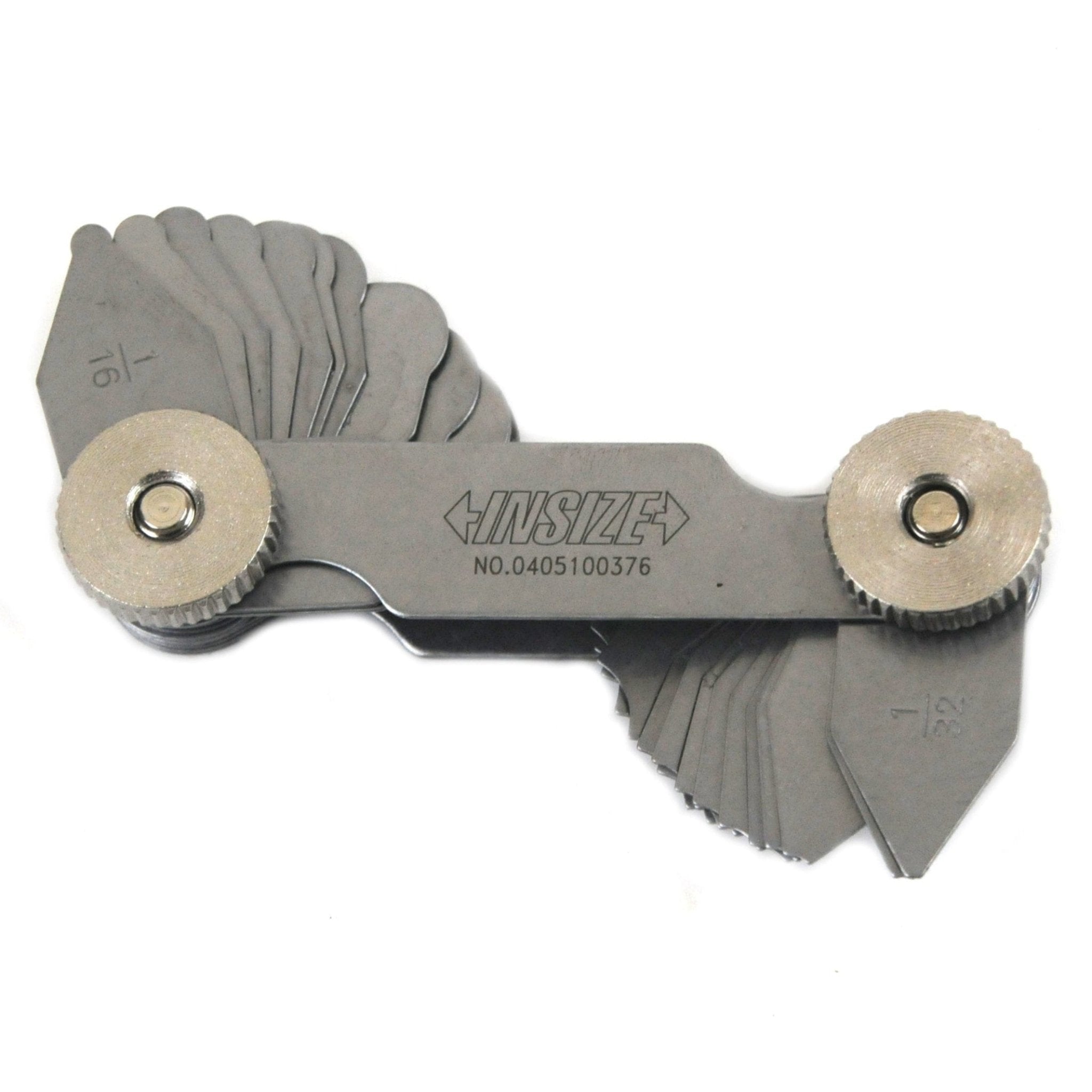 Insize Radius Gauge Set 1/32 - 1/4" Range Series 4801-15E - Twin Eagle Imports