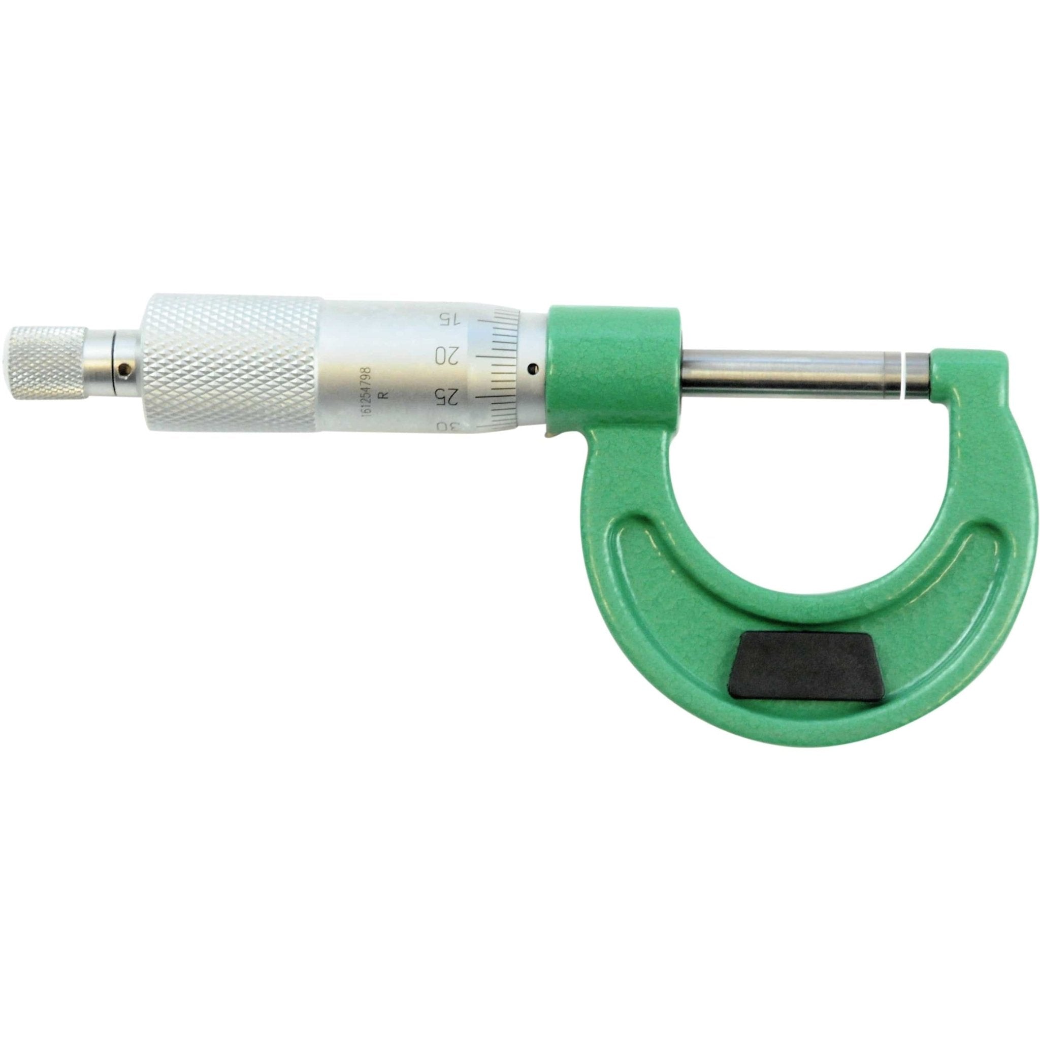 Insize Ratchet Stop Type Outside Micrometer 0-25mm Range Series 3210-25A - Twin Eagle Imports