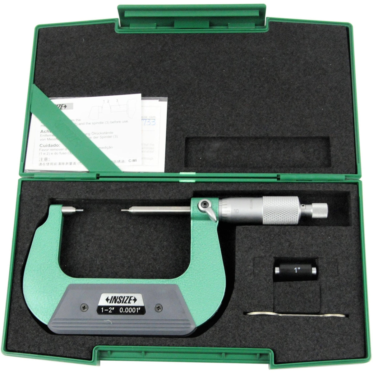 Insize Spline Micrometer 1-2" Range Series 3233-2 - Twin Eagle Imports