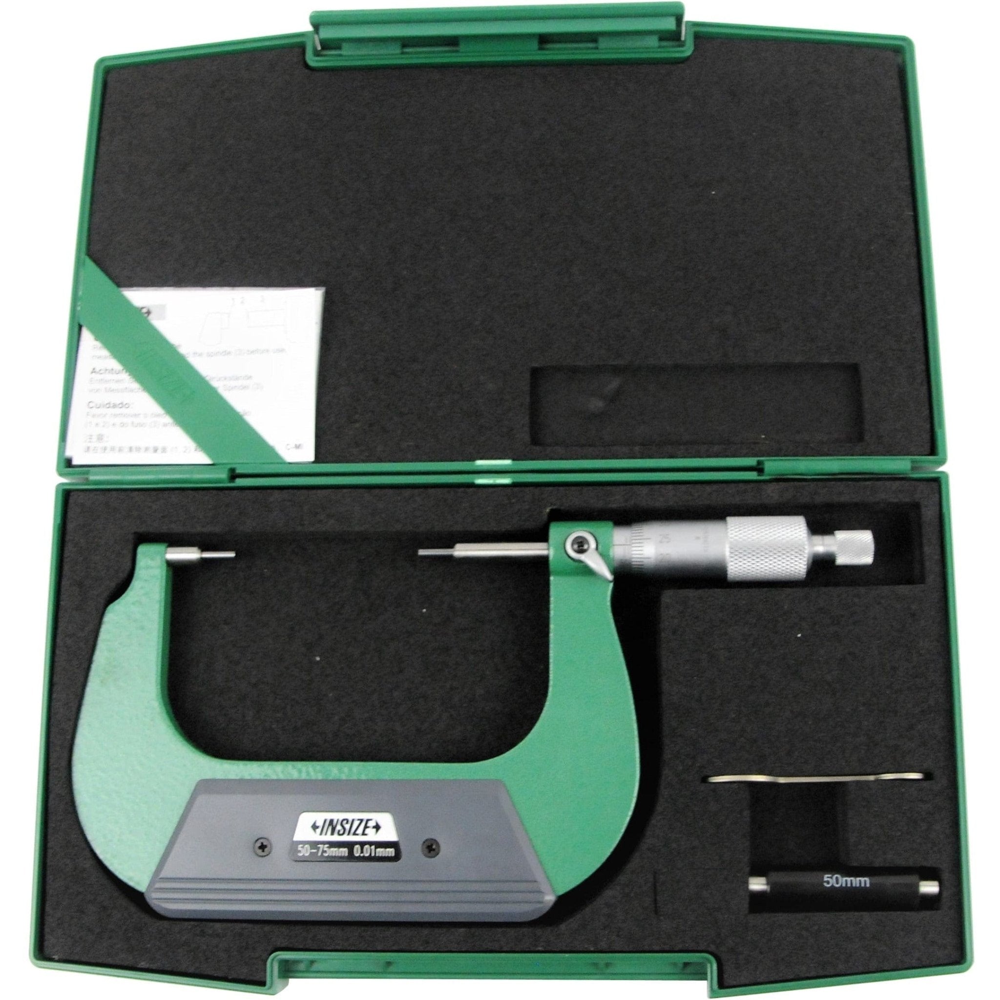 Insize Spline Micrometer 50-75mm Range Series 3233-75BA - Twin Eagle Imports