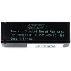 Insize Thread GO NOGO Plug Gauge 1/2"-13 UNC Series 4131-1A1 - Twin Eagle Imports