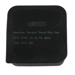 Insize Thread GO Ring Gauge 3/4"-10 UNC Series 4121-3B1 - Twin Eagle Imports