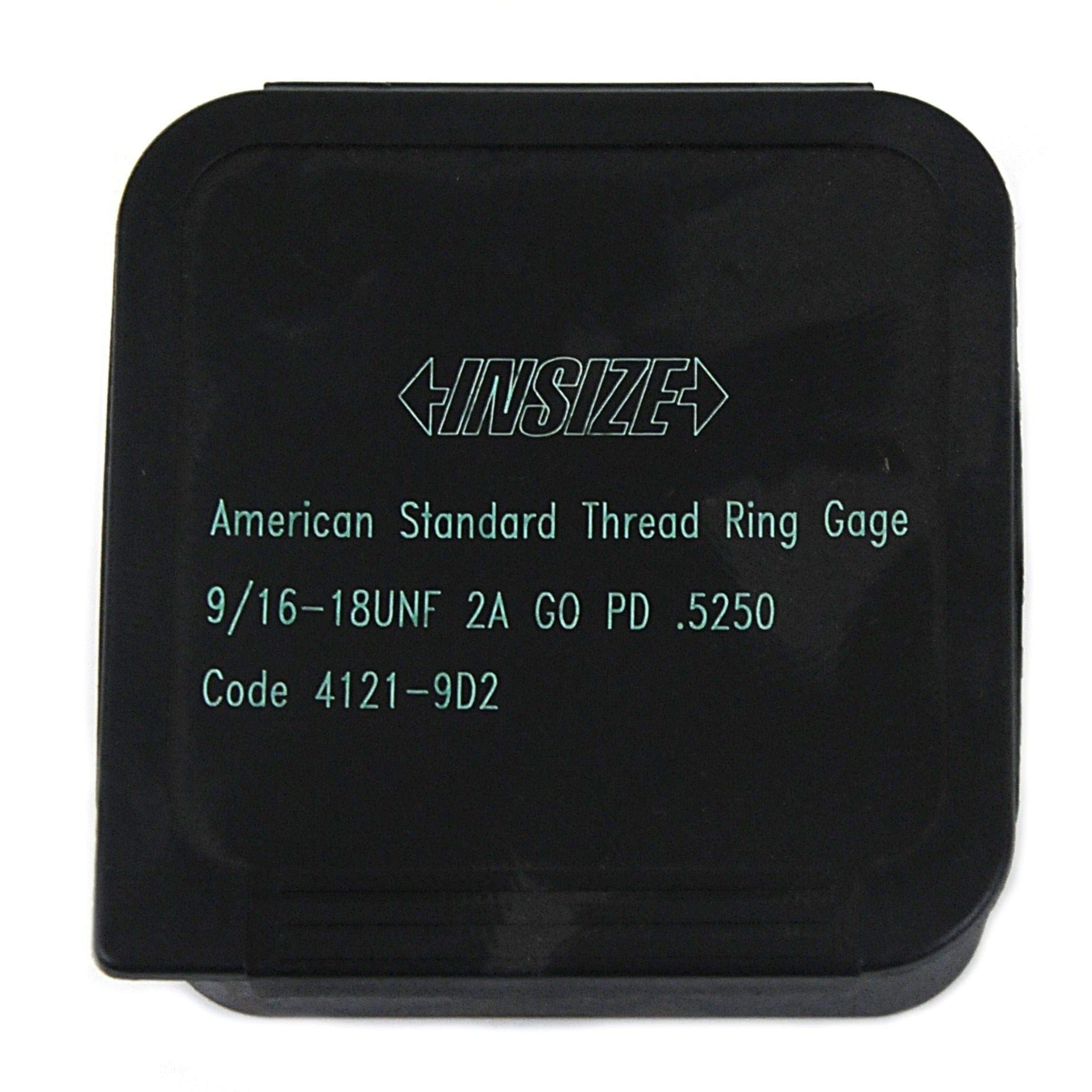 Insize Thread GO Ring Gauge 9/16"-18 UNF Series 4121-9D2 - Twin Eagle Imports