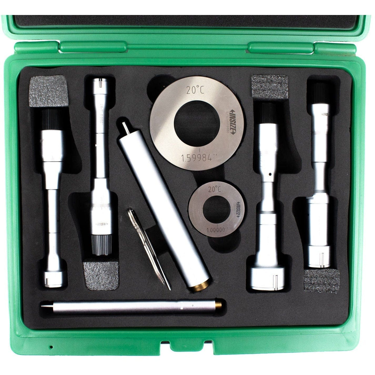 Insize Three Point Internal Micrometer Set 0.8-2" Range Series 3227-E24 - Twin Eagle Imports