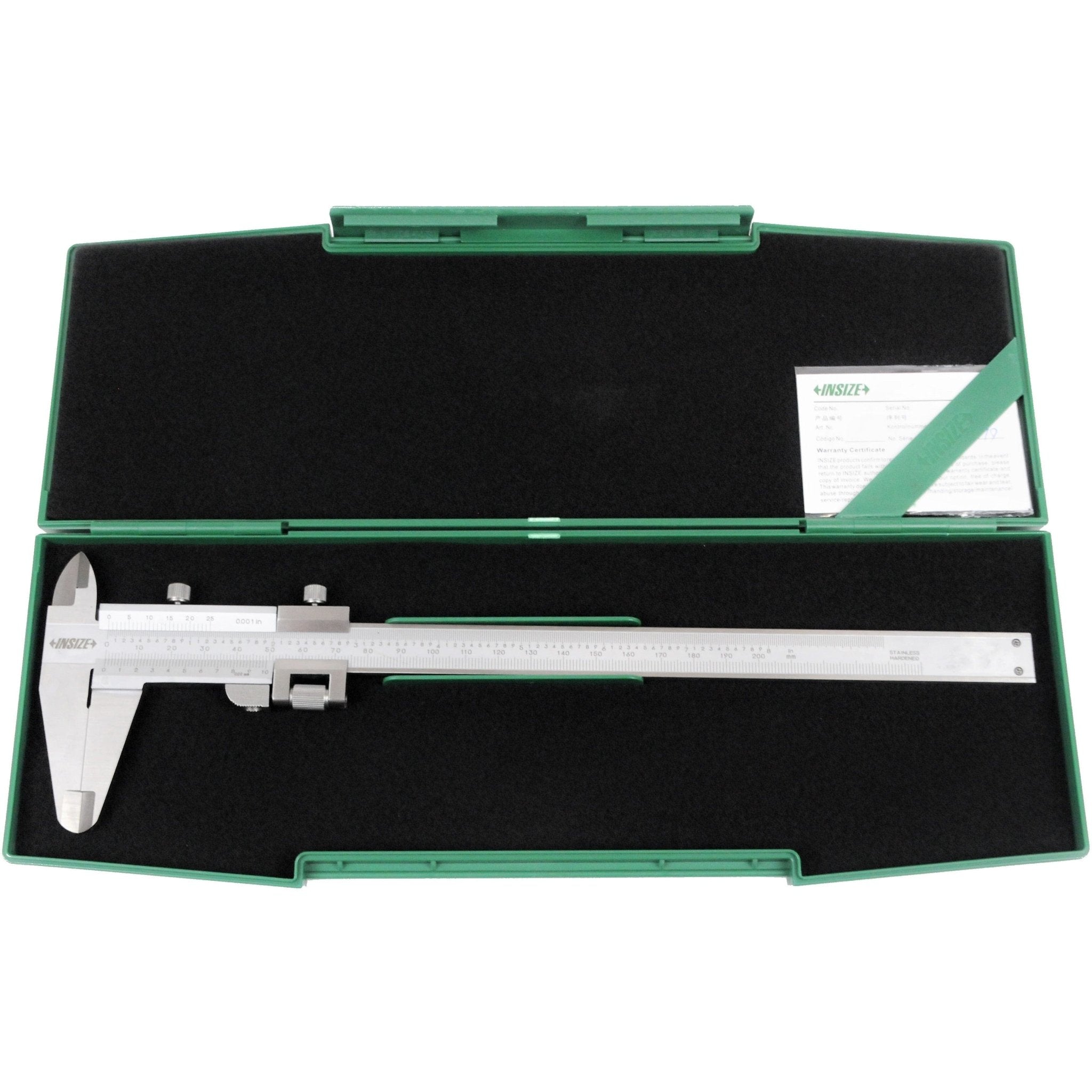 Insize Vernier Caliper 0-180mm/0-7" Range Series 1233-180 - Twin Eagle Imports