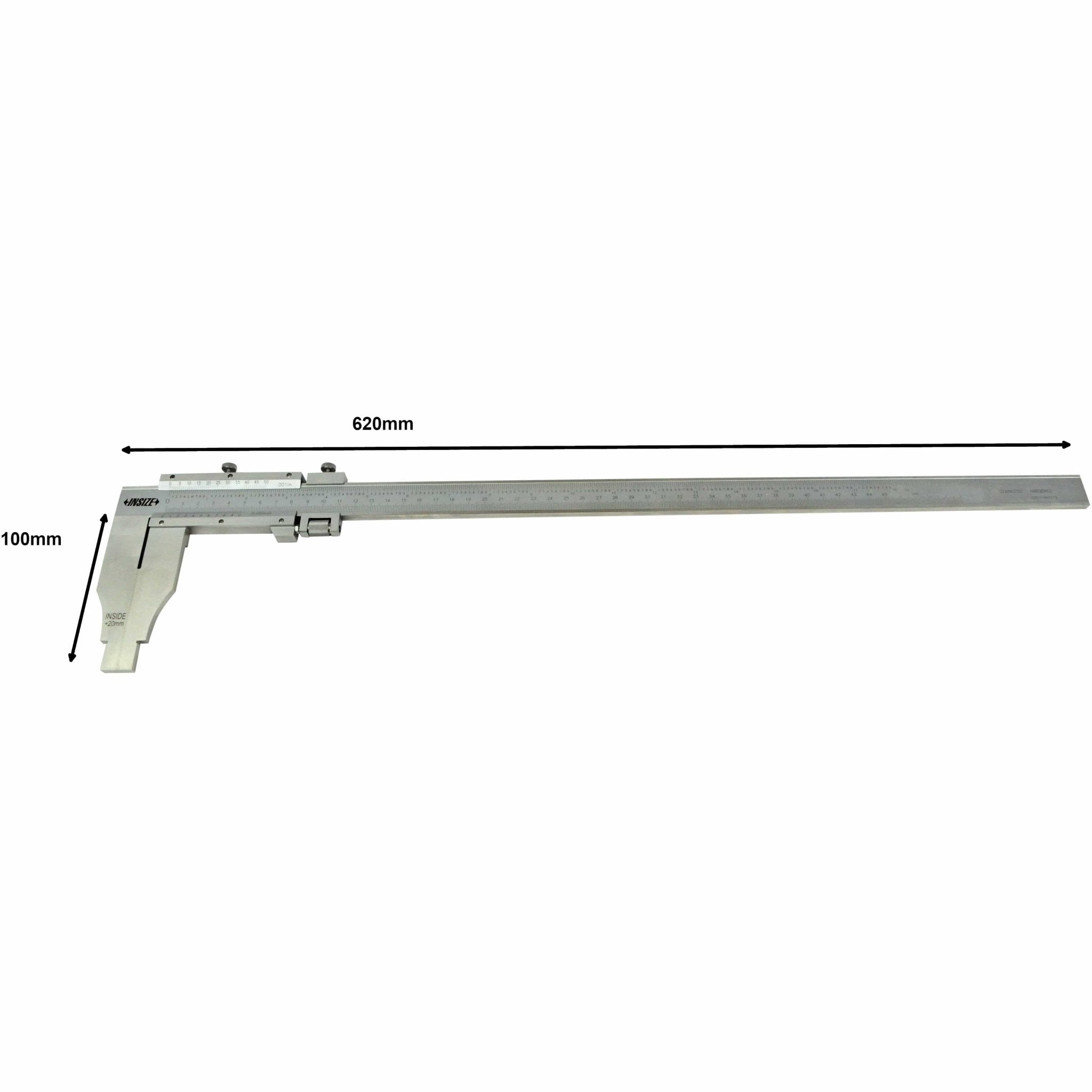Insize Vernier Caliper 0-450mm/0-18" Range Series 1214-450 - Twin Eagle Imports