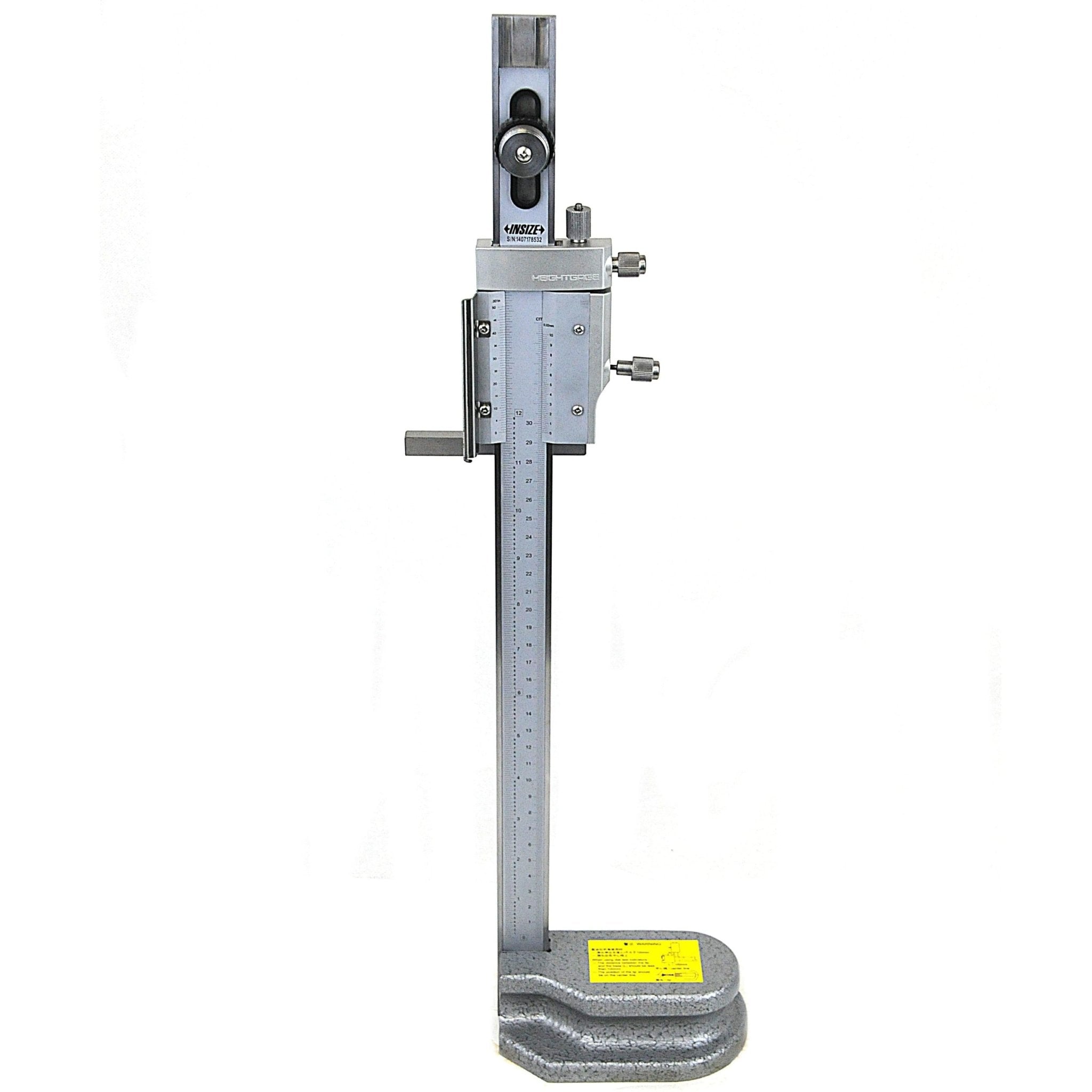 Insize Vernier Height Gauge 0-300mm / 0-12" Range Series 1250-300 - Twin Eagle Imports