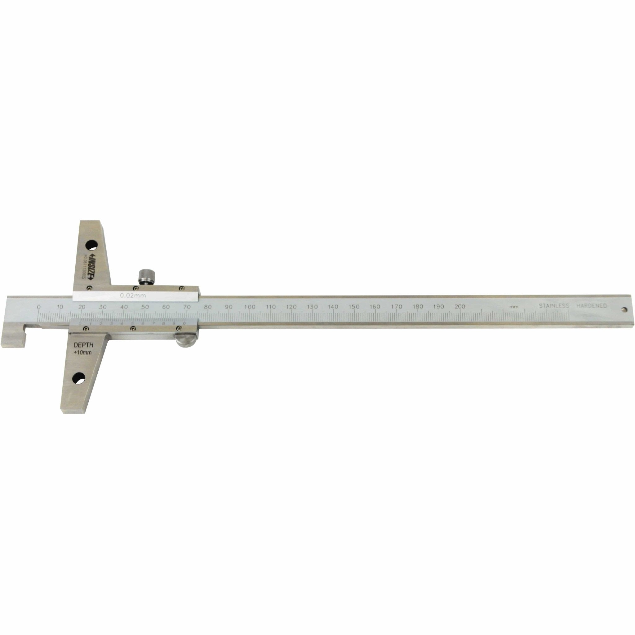 Insize Vernier Hook Depth Gauge 0-200mm Range Series 1248-2001 - Twin Eagle Imports