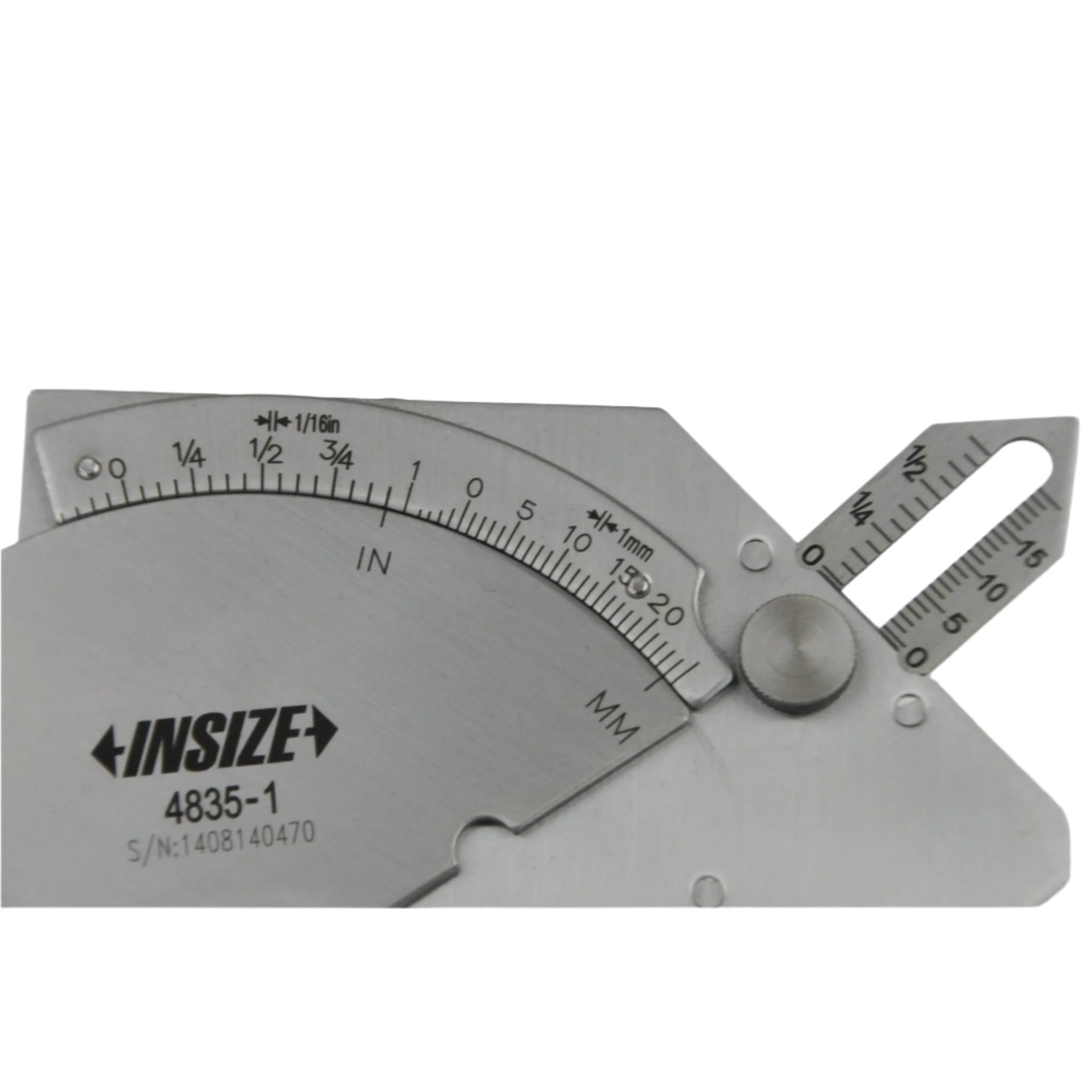 Insize Welding Gauge 0-25mm/1" Range Series 4835-1 - Twin Eagle Imports