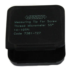 Insize Whitworth 55° Measuring Tip 14-10TPI Range Series 7381-T27 - Twin Eagle Imports