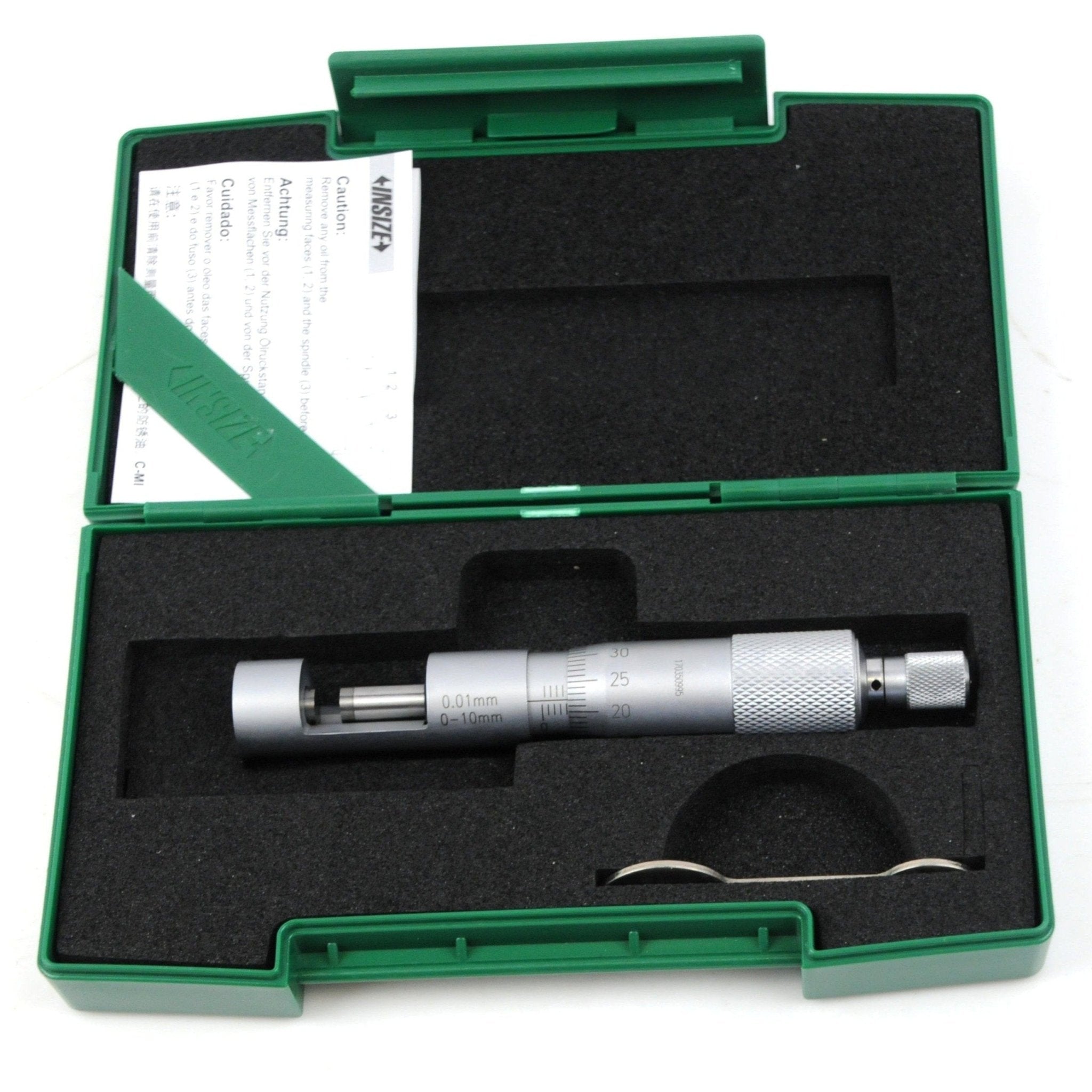 Insize Wire Micrometer 0-10mm Range Series 3285-10 - Twin Eagle Imports