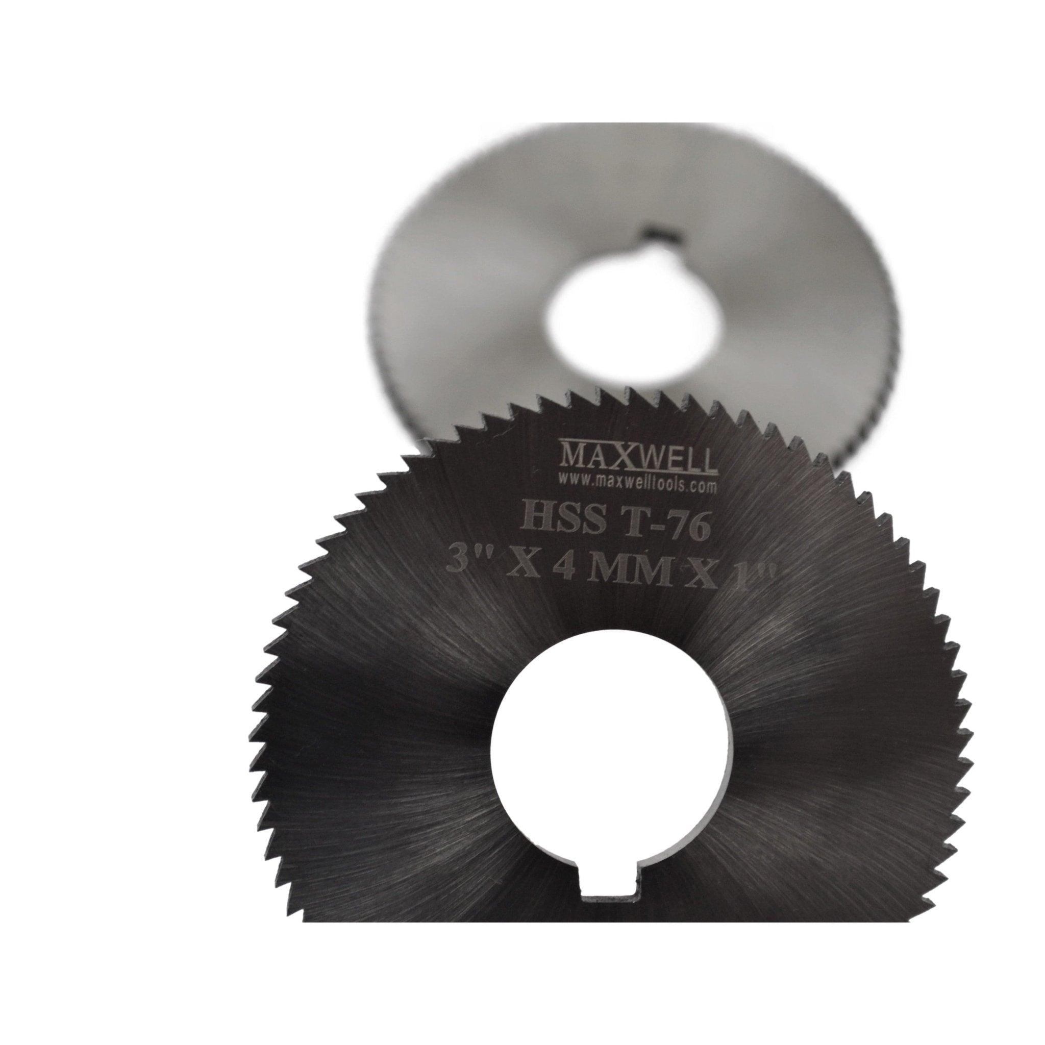 Maxwell HSS Slitting Saw 3" x 4mm x 1" Bore - Twin Eagle Imports