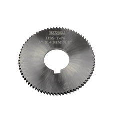 Maxwell HSS Slitting Saw 3" x 4mm x 1" Bore - Twin Eagle Imports