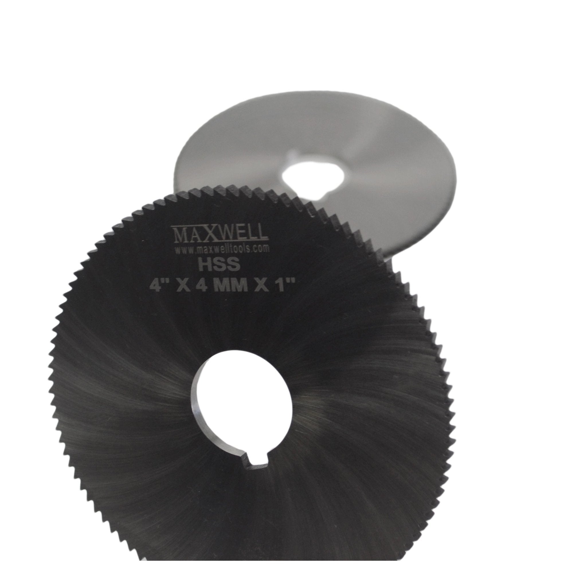 Maxwell HSS Slitting Saw 4" x 4mm x 1" Bore - Twin Eagle Imports