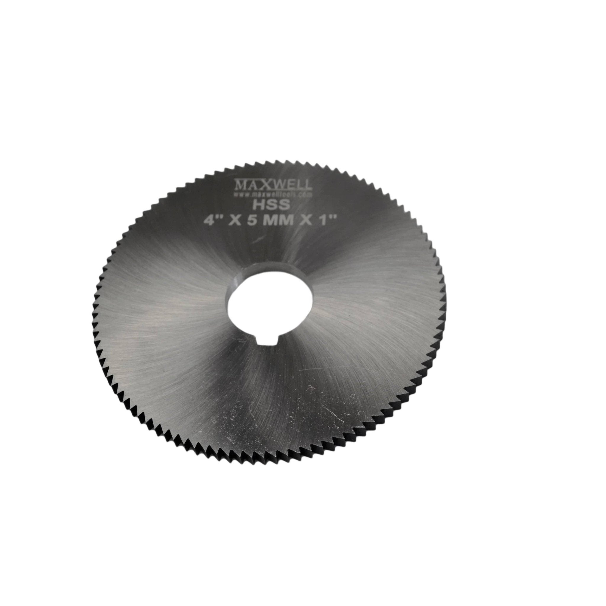 Maxwell HSS Slitting Saw 4" x 5 MM x 1" Bore - Twin Eagle Imports