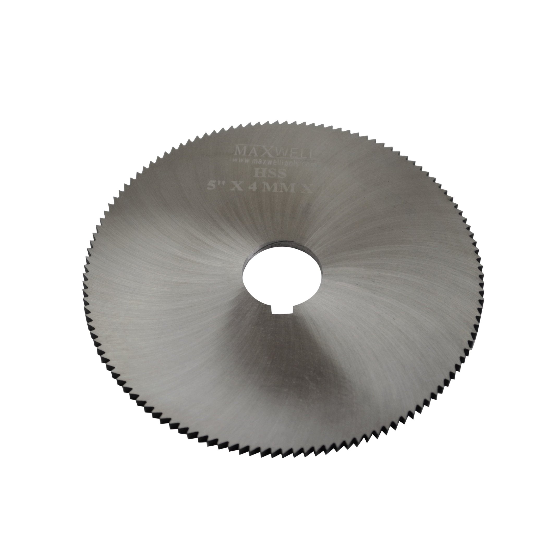 Maxwell HSS Slitting Saw 5" x 4mm x 1" Bore - Twin Eagle Imports