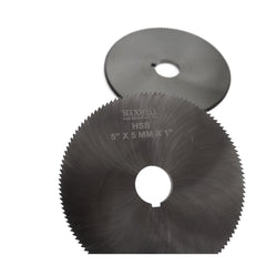 Maxwell HSS Slitting Saw 5" x 5mm x 1" Bore - Twin Eagle Imports
