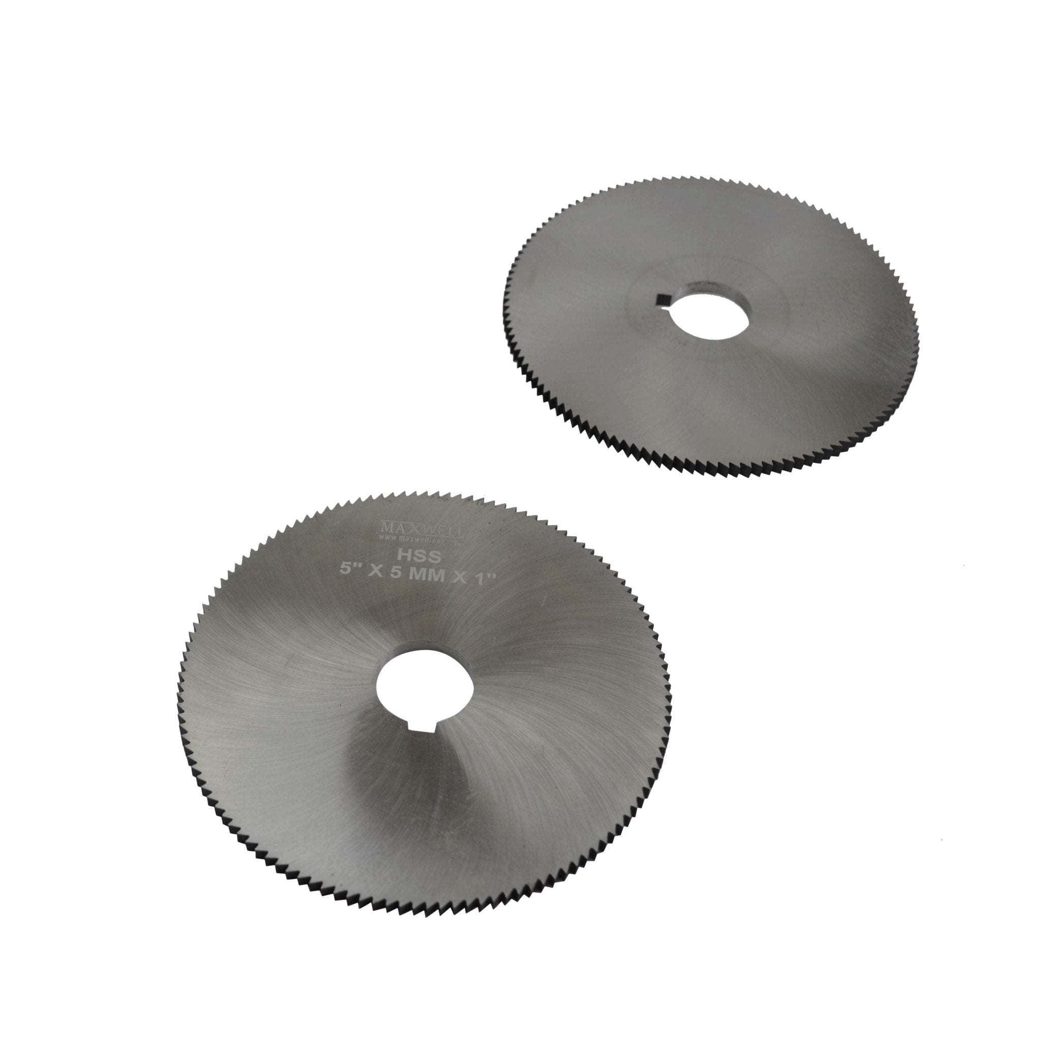 Maxwell HSS Slitting Saw 5" x 5mm x 1" Bore - Twin Eagle Imports
