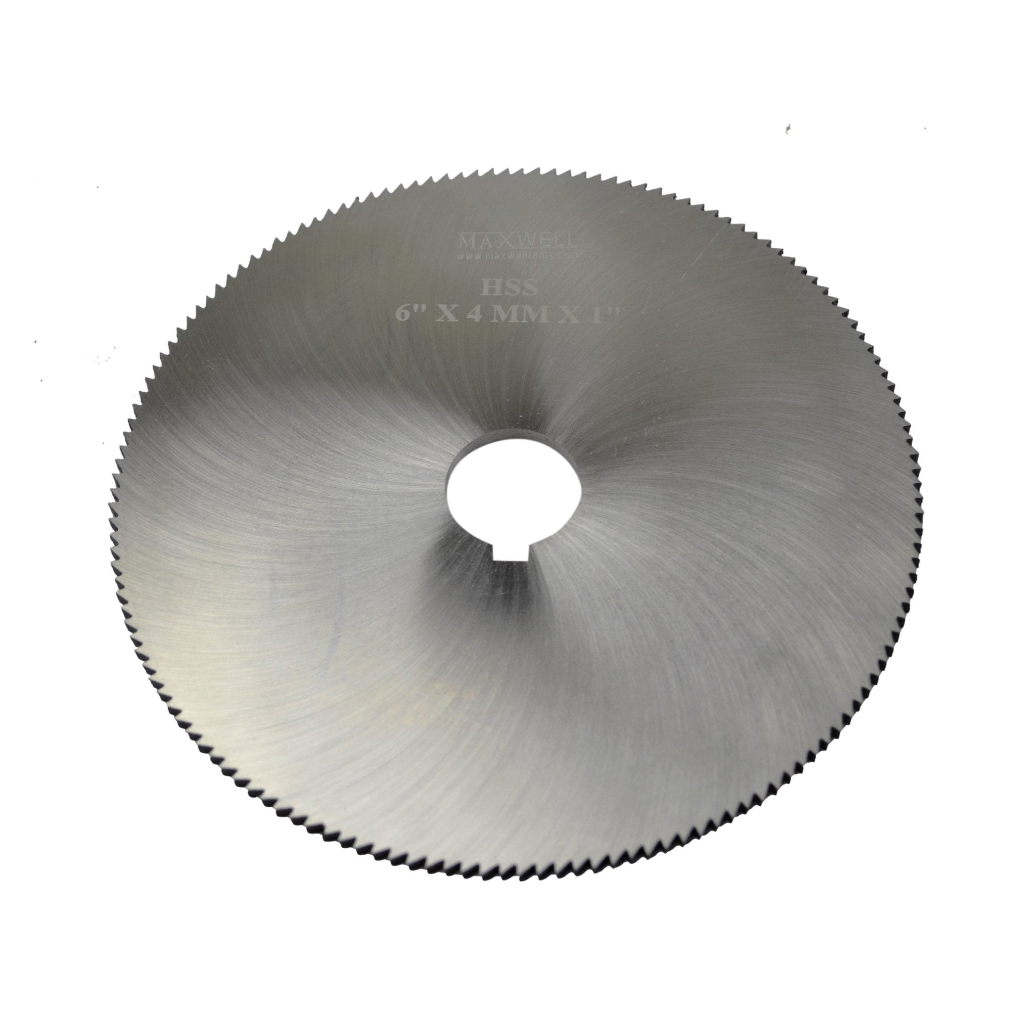 Maxwell HSS Slitting Saw 6" x 4mm x 1" Bore - Twin Eagle Imports