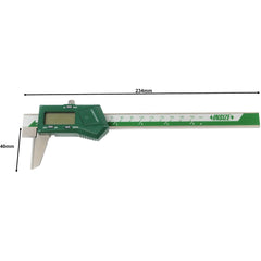 Insize Digital Tube Thickness Caliper 0-150mm/0-6" Range Series 1161-150A