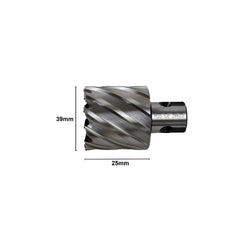 39x25 mm HSS Annular Broach Cutter ; Magnetic Drill. ; Rotabroach ; Universal Shank