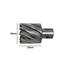 38x25 mm HSS Annular Broach Cutter ; Magnetic Drill. ; Rotabroach ; Universal Shank