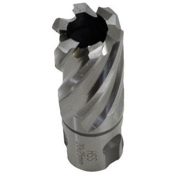 20 x 25mm HSS Annular Broach Cutter ; Rotabroach Magnetic Drill. ; Universal Shank