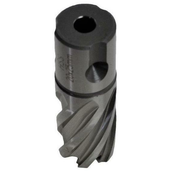 20 x 25mm HSS Annular Broach Cutter ; Rotabroach Magnetic Drill. ; Universal Shank