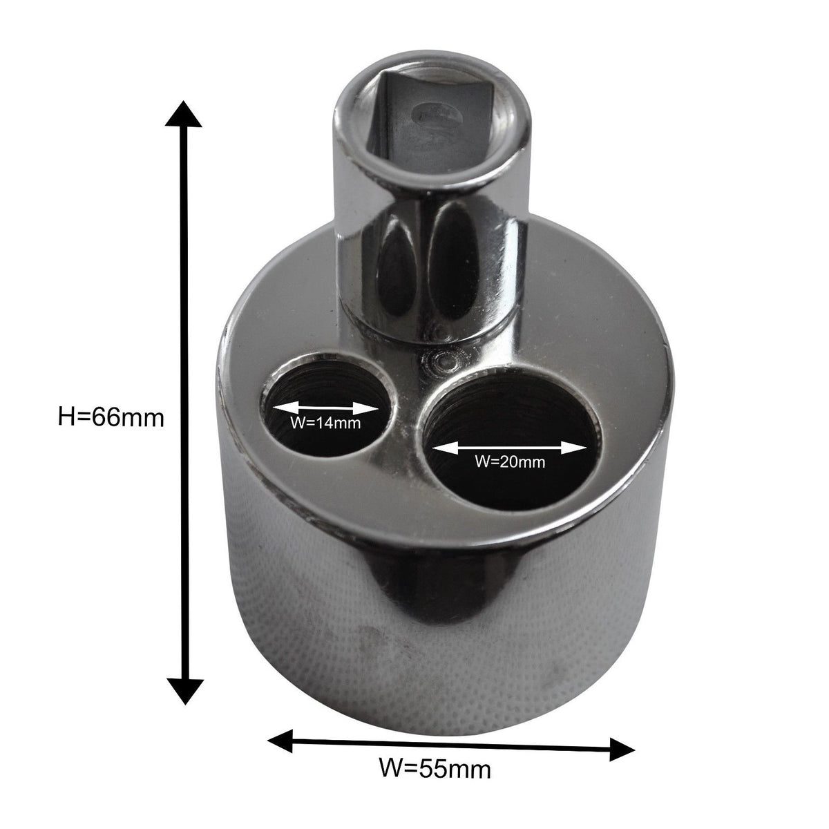 Removes Broken and Damaged Studs ; Screws and Bolts. ; Stud Extractor Socket