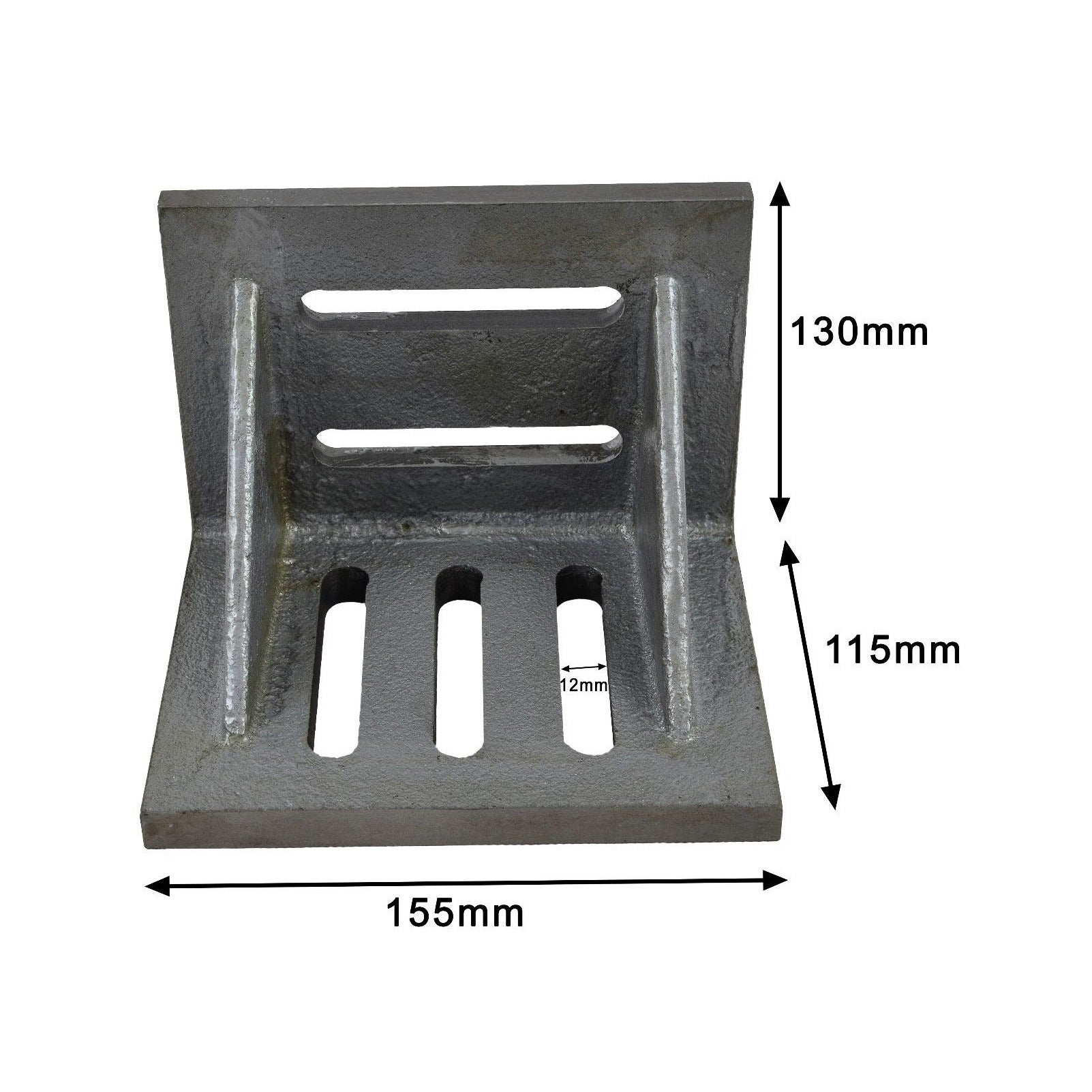 Cast Iron Angle Plate 6" x 5" x 4.5". Precision Tool Machining/ Milling/ CNC