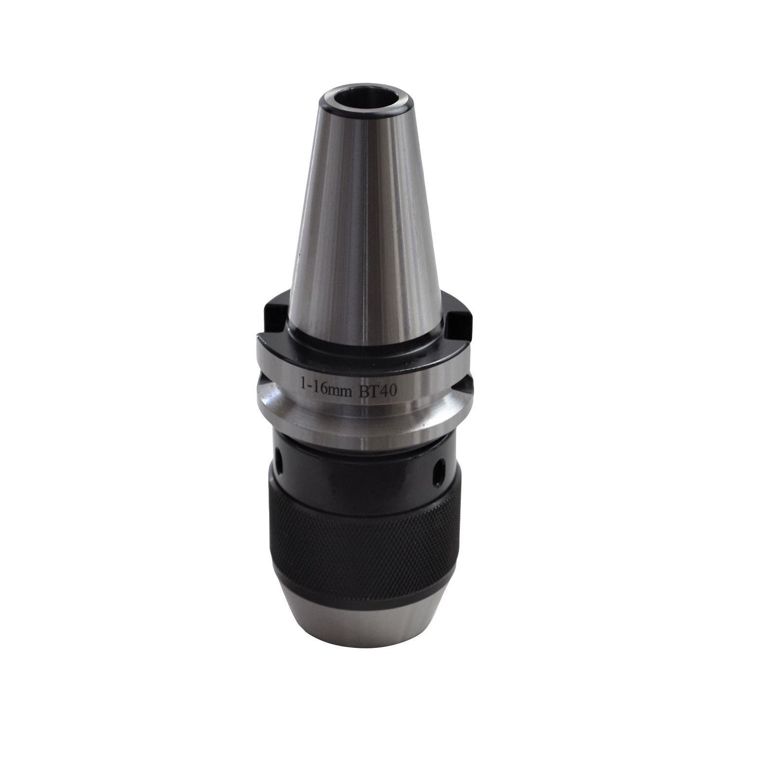 1-16mm BT40 7:24 Taper ; Integrated Shank Arbor Keyless Precision CNC Drill Chuck