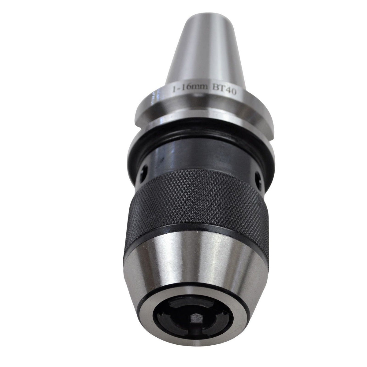 1-16mm BT40 7:24 Taper ; Integrated Shank Arbor Keyless Precision CNC Drill Chuck