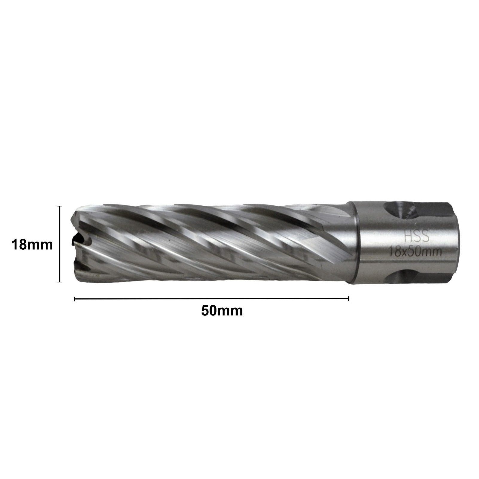 18x50mm HSS Annular Broach Cutter ; Magnetic Drill ; Rotabroach ; Universal Shank