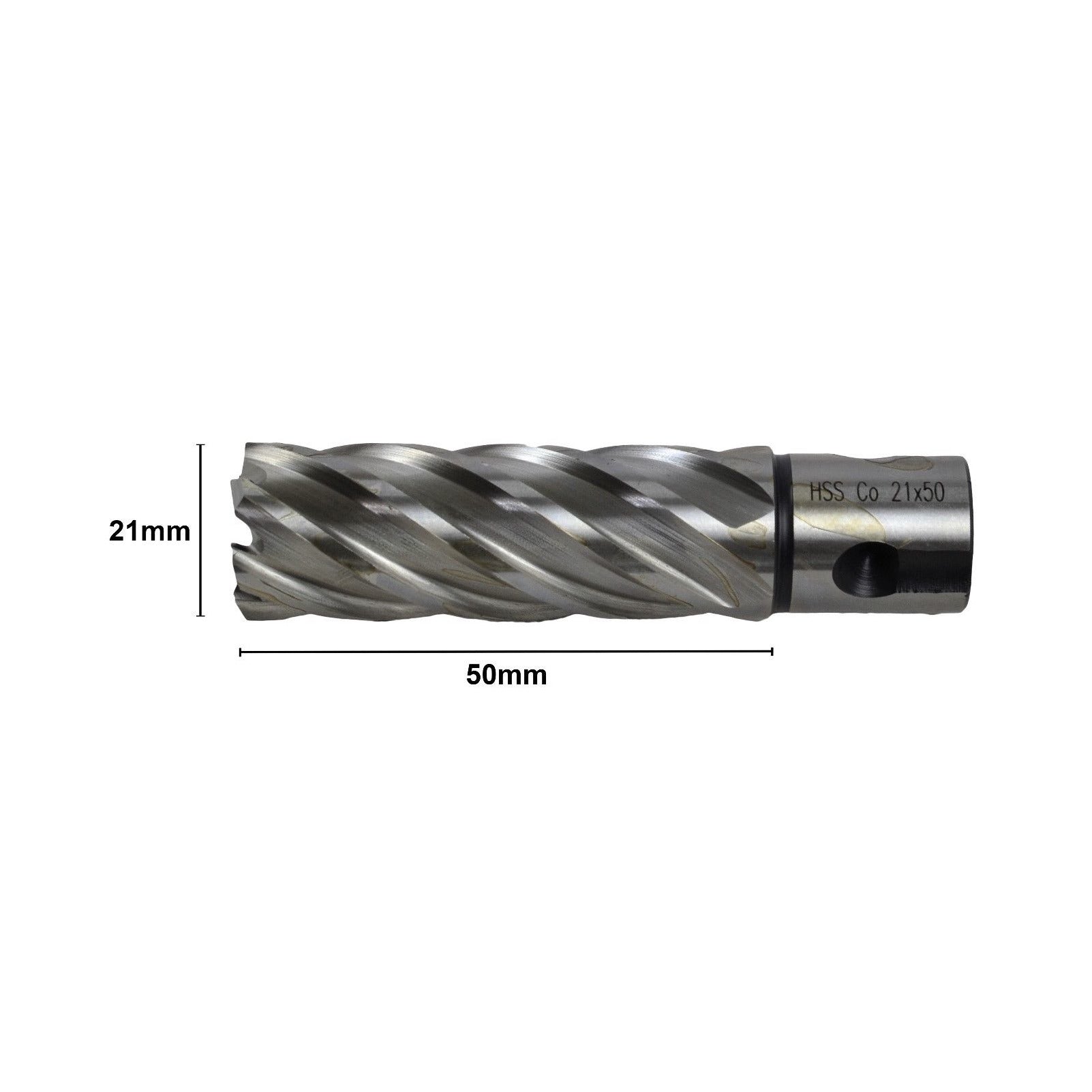 21x50mm HSS Annular Broach Cutter ; Magnetic Drill ; Rotabroach ; Universal Shank