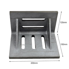 Cast Iron Angle Plate 8" x 6" x 5". Precision Tool. Machining/ Milling/ CNC.