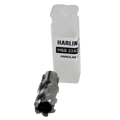 Twin Eagle Imports Annular Cutter 23 x 25mm D.O.C HSS Weldon Shank Annular Cutter