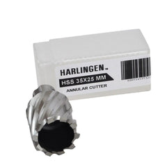 Twin Eagle Imports Annular Cutter 35 x 25mm D.O.C HSS Weldon Shank Annular Cutter