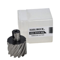 Twin Eagle Imports Annular Cutter 46 x 25mm D.O.C HSS Weldon Shank Annular Cutter