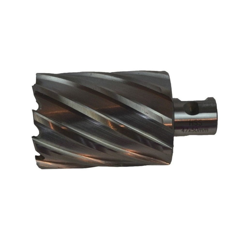 Twin Eagle Imports Annular Cutter 47 x 50mm D.O.C HSS Weldon Shank Annular Cutter