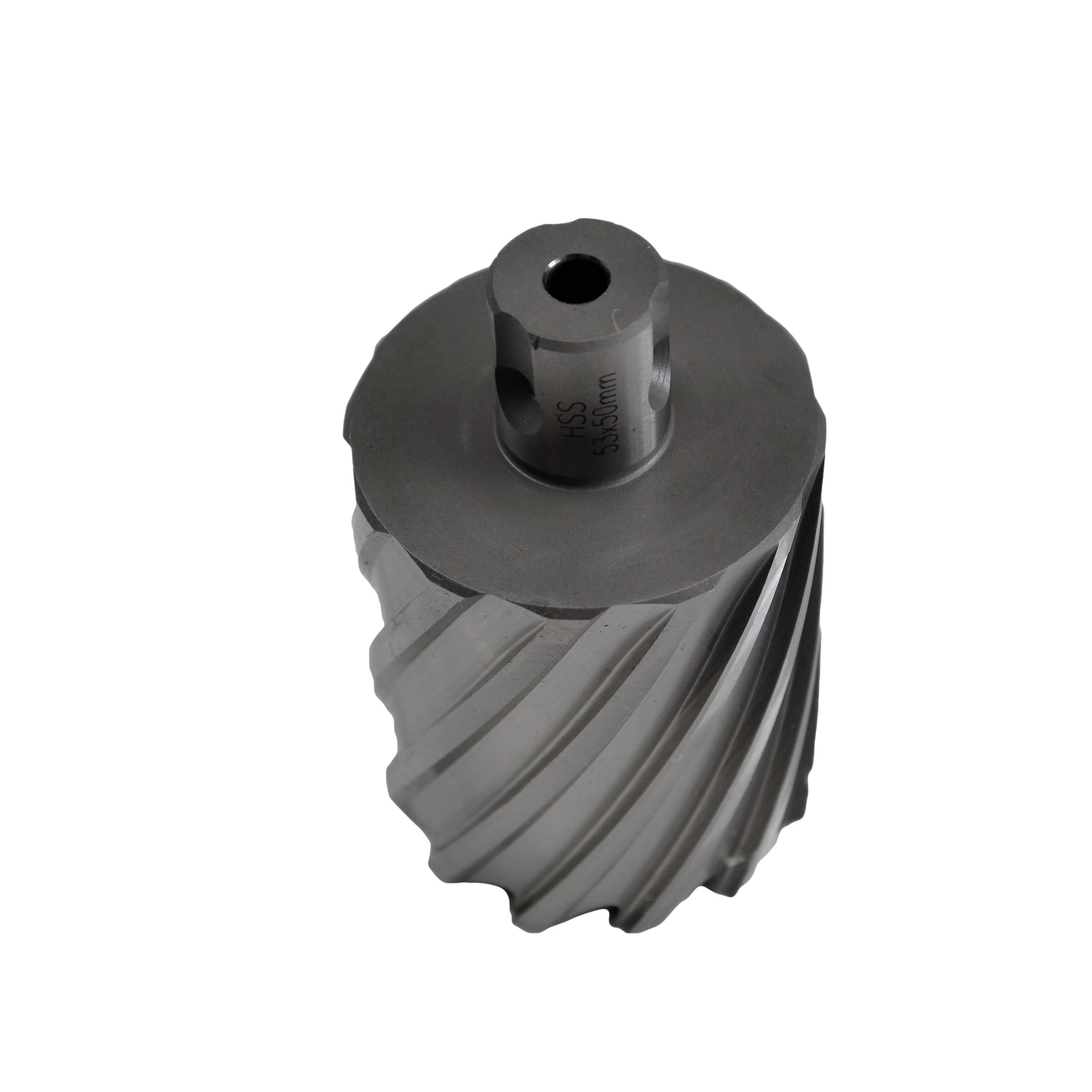 Twin Eagle Imports Annular Cutter 53 x 50mm D.O.C HSS Weldon Shank Annular Cutter