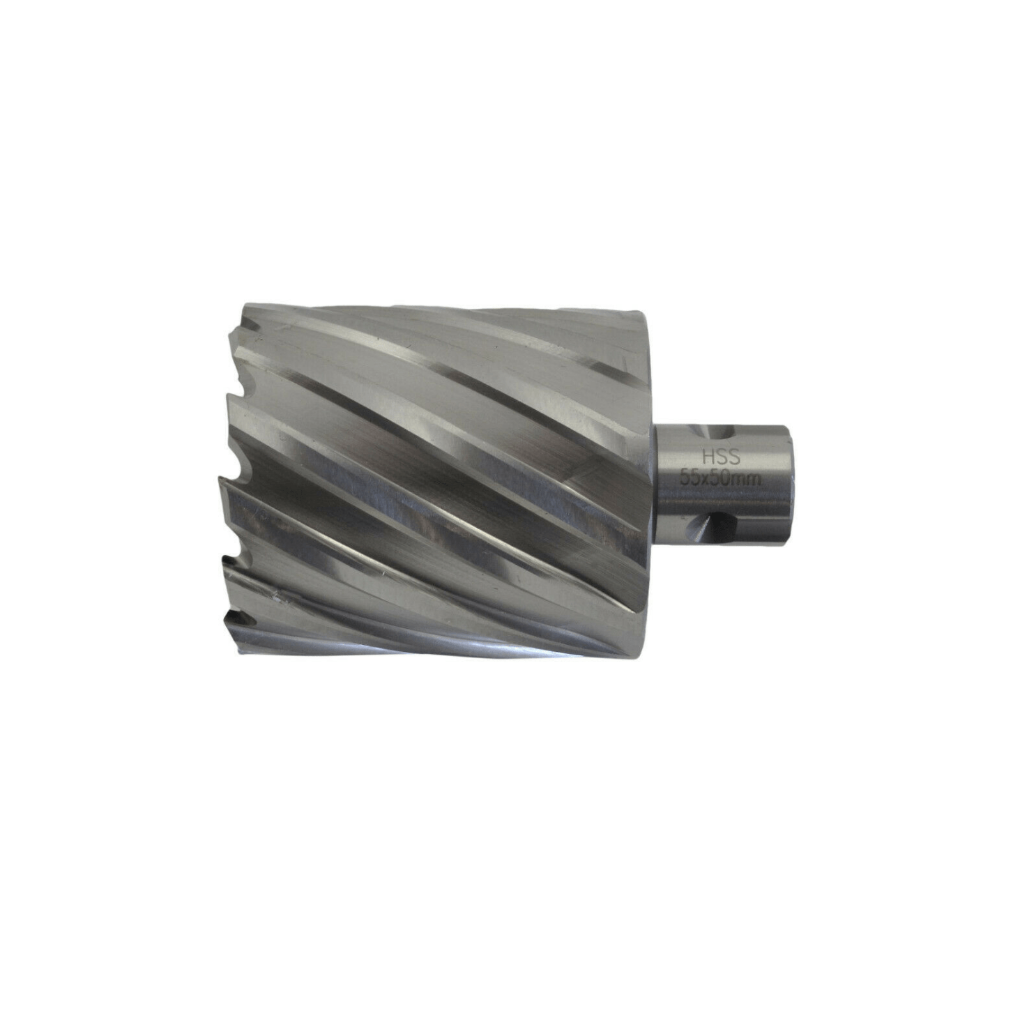 Twin Eagle Imports Annular Cutter 55 x 50mm D.O.C HSS Weldon Shank Annular Cutter